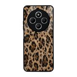 Elfia Xiaomi Redmi 14C 4G ile Uyumlu Kılıf Desenli Kamera Lens Korumalı Mat Silikon İnce Kapak Lusi Kahve Leopar