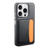 Elfia Xiaomi Redmi 15C ile Uyumlu Kılıfı Kartlık Bölmeli Cüzdan Yumuşak Silikon Deri Görünüm Kamera Lens Korumalı Mat Renkli Kapak XKart Siyah