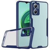 Elfia Xiaomi Redmi Note 11E ile Uyumlu Silikon Kılıf Şeffaf Kamera Lens Korumalı Yumuşak İnce Kapak Parfen Lacivert