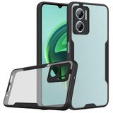 Elfia Xiaomi Redmi Note 11E ile Uyumlu Silikon Kılıf Şeffaf Kamera Lens Korumalı Yumuşak İnce Kapak Parfen Siyah