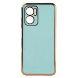 Elfia Xiaomi Redmi Note 11E ile Uyumlu Silikon Mat Pastel Renkli Kamera Korumalı Kılıf, Bark Mavi Açık