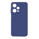 Elfia Xiaomi Redmi Note 12 Pro 5G ile Uyumlu Kılıf Silikon Mat Pastel Renkli Yumuşak Parmak İzi Bırakmayan İnce Kapak Biy Lacivert