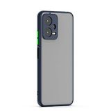 Elfia Xiaomi Redmi Note 12 Pro 5G ile Uyumlu Silikon Kamera Korumalı Renkli Mat Kılıf, Hux Lacivert