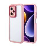 Elfia Xiaomi Redmi Note 12 Pro Plus 5G ile Uyumlu Silikon Kamera Korumalı Çerçevesi Renkli Kılıf, Vitamin Mürdüm
