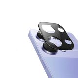 Elfia Xiaomi Redmi Note 13 Pro 4G ile Uyumlu Kamera Lens Koruyucu 3D Cam, Siyah
