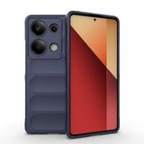 Elfia Xiaomi Redmi Note 13 Pro 4G ile Uyumlu Kılıf Silikon Yumuşak Kamera Lens Korumalı İçi Kadife Mat Renkli İnce Kapak Etnik Lacivert