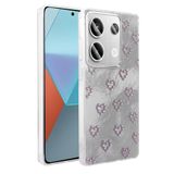 Elfia Xiaomi Redmi Note 13 Pro 4G ile Uyumlu Silikon Kamera Korumalı Parlak Kılıf, Ponti Beyaz
