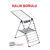 ELFİDA 1. Kalite Çamaşır Kurutmalığı Kalın Telli Askılık KALIN BORULUDUR