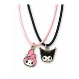 Elfida Shop Kuromi ve My Melody 2 li Arkadaşlık Dostluk Kolyesi Karne Hediyesi