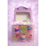 Elfida Shop KUTUDA ÇANTA KIZ ÇOCUK BEBEK TOKA SETİ 8,5 X 10 X 3,5 cm