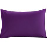 Elfin 2'li Yastık Kılıfı 50 x 70 cm +20 cm Kapaklı Mor - Standart