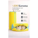 elfnur 1 Adet Büyük Boy Ayakkabı Yıkama Çantası Torba File Özel Makarna Kumaş Makinede Deforme Önleyici