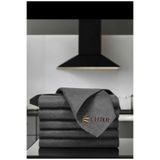 elfnur Magic 2’li 40*30 Cm Mikrofiber Sihirli Temizleme Bezi Iz Bırakmaz Mutfak Banyo Cam Bezi