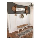 Elfora Iskandinav Duvar Çıtası 5 Adet 100 Cm X 8 Cm Dekoratif Duvar Çıtası Boyanabilir