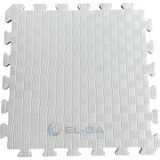 Elga Tatami Eva Zemin Minderi 50X50X1,3 cm Çocuk Oyun Spor Yoga Pilates Puzzle Kare Desen - Beyaz