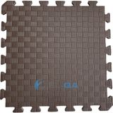 Elga Tatami Eva Zemin Minderi 50X50X1,3 cm Çocuk Oyun Spor Yoga Pilates Puzzle Kare Desen - Kahverengi