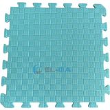 Elga Tatami Turkuaz Zemin Minderi 50X50X1,3 cm Çocuk Oyun Spor Yoga Pilates Puzzle Kare Desen