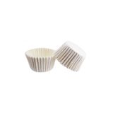 ELGALA Muffin Cupcake Kek Kalıbı Kapsülü Özel Pet Kapsül 25 Adet Beyaz Renk