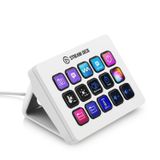 Elgato Stream Deck MK.2 White - Stüdyo Denetleyicisi, 15 Makro Tuşu, OBS, Twitch, Youtube ve Diğer Uygulamalarda ve Yazılımlarda Eylem Tetikleme, Mac ve PC için