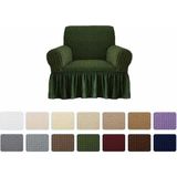 Elgeyar Bürümcük Koltuk, Kanepe, Çekyat Örtüsü, Koltuk Kılıfı Tek Kişli - 70 x 80 cm - Yeşil