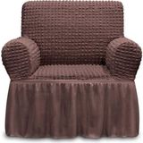 Elgeyar Bürümcük Koltuk, Kanepe, Çekyat Örtüsü, Koltuk Kılıfı Tekli - Açık Pembe - 100 x 110 cm