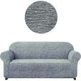 Elgeyar Jakarli Koltuk ,kanepe ,çekyat Örtüsü Çubuk Desen Esnekli ETEKSIZ3KIŞILIK Koltuk Için - 180 x 230 cm - Gri