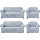 Elgeyar Jakarli Koltuk ,kanepe ,çekyat Örtüsü Sehra Desen Esnekli Eteksiz3+3+1+1takım Için - 180 x 230 cm - Gri