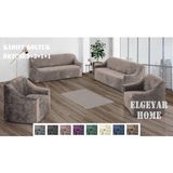 Elgeyar Kadife Koltuk ,Kanepe,Çekyat Örtüsü,Koltuk Kılıfı 3 3 1 1 - 180 x 230 cm - Vizon