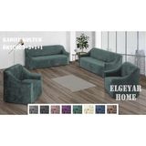 Elgeyar Kadife Koltuk ,Kanepe,Çekyat Örtüsü,Koltuk Kılıfı 3 3 1 1 - 180 x 230 cm - Yeşil
