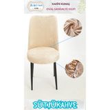 elgeyar kadife oval sandalye kılıfı, oval sandalye örtüsü 1 adet