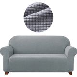 Elgeyar Likrali Koltuk, Kanepe, Çekyat Örtüsü 3 Kişilik Koltuk Örtüsü Lastikli, Pitikare Desen - 180 x 230 cm - Gri