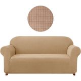 Elgeyar Likrali Koltuk, Kanepe, Çekyat Örtüsü 3 Kişilik Koltuk Örtüsü Lastikli, Pitikare Desen - Açık Pembe - 100 x 110 cm