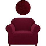 Elgeyar Likrali Koltuk, Kanepe, Çekyat Örtüsü Tek Kişilik Berjer Örtüsü Lastikli - 110 x 180 cm - Açık Pembe