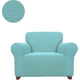 Elgeyar Likrali Koltuk, Kanepe, Çekyat Örtüsü Tek Kişilik Berjer Örtüsü Lastikli - 75 x 115 cm - Mint