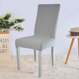 Elgeyar Likrali Kümaş Desenli Sandalye Örtüsü, Lastikli, Esnekli ,kaliteli Sandalye Kılıfı 1 Adet - 35 x 50 cm - Beyaz