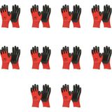 Eli Nitril İş Güvenlik Eldiveni - Kırmızı - 10/Xl - 10 Çift - Paket