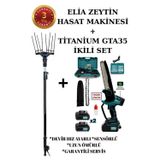 Elia Sensörlü Ve Devir Ayarlı Zeytin Hasat Makinası Taraklı Şarj Aleti Hediyeli