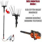 Elia Sensörlü Zeytin Hasat Makinası + Benzinli Budama Testeresi