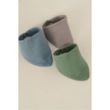 elibaby %100 Pamuklu 8 Kat Muslin Kumaş Çift Çıtçıtlı 3'lü Erkek Bebek Mama Önlüğü/ağız Mendili Fular