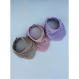 Elibaby Pamuklu 8 Kat Muslin Kumaş Çift Çıtçıtlı 3'lü Bebek Mama Önlüğü/ağız Mendili Fular - 0 - 2 Yaş - Pembe