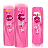 Elidor 2x400 ml Superblend Güçlü ve Parlak Şampuan + 350 ml Saç Kremi