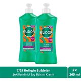 Elidor 7/24 Belirgin Bukleler 2x265 ml Şekillendirici Saç Bakım Kremi