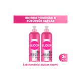 Elidor 7/24 Şekillendirici Saç Bakım Kremi Güçlü ve Parlak 240 ml x2