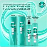 Elidor Belirgin Bukleler 4’lü Saç Bakım Seti – Şampuan, Saç Kremi, Deniz Tuzu Etkili Saç Spreyi ve Bukle Şekillendirici