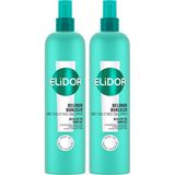 Elidor Belirgin Bukleler Deniz Tuzu Etkili Saç Spreyi 190 ml (2 Paketi) - Acı Kahve - --