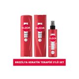 Elidor Brezilya Keratin Terapisi Saç Bakım Seti 3'lü