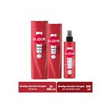 Elidor Brezilya Keratin Terapisi Saç Bakım Seti, Şampuan 400 ml x2 + Sıvı Saç Bakım Sütü 200 ml