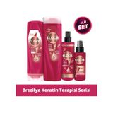 Elidor Brezilya Keratin Terapisi Şampuan + Serum Bakım Kremi + Sıvı Saç Bakım Sütü + Isı İle Aktifleşen Keratin Bakım Kürü