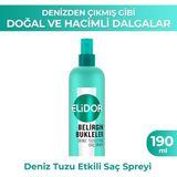 Elidor Deniz Tuzu Etkili Saç Spreyi Belirgin Bukleler 190 ml - Renksiz