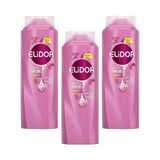 Elidor Güçlü ve Parlak Saçlar 3x650 ml Saç Bakım Şampuanı